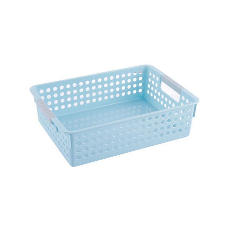 Plastic Storage Basket Desktop Sundry Organizer Frame Toys Kitchen Snacks Storage Box