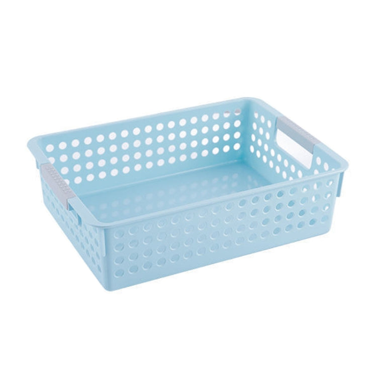 Plastic Storage Basket Desktop Sundry Organizer Frame Toys Kitchen Snacks Storage Box