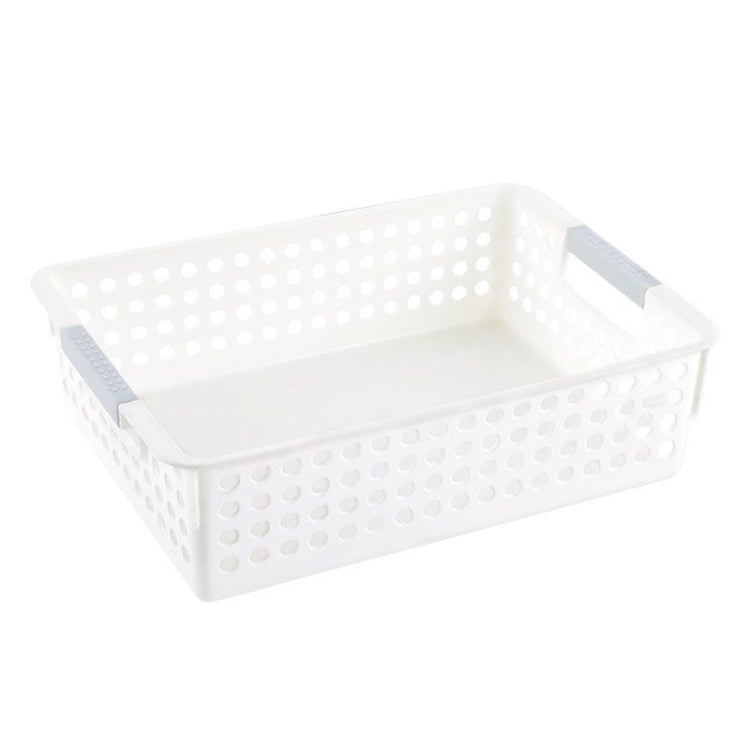 Plastic Storage Basket Desktop Sundry Organizer Frame Toys Kitchen Snacks Storage Box My Store