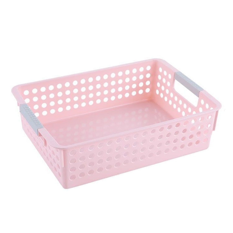 Plastic Storage Basket Desktop Sundry Organizer Frame Toys Kitchen Snacks Storage Box