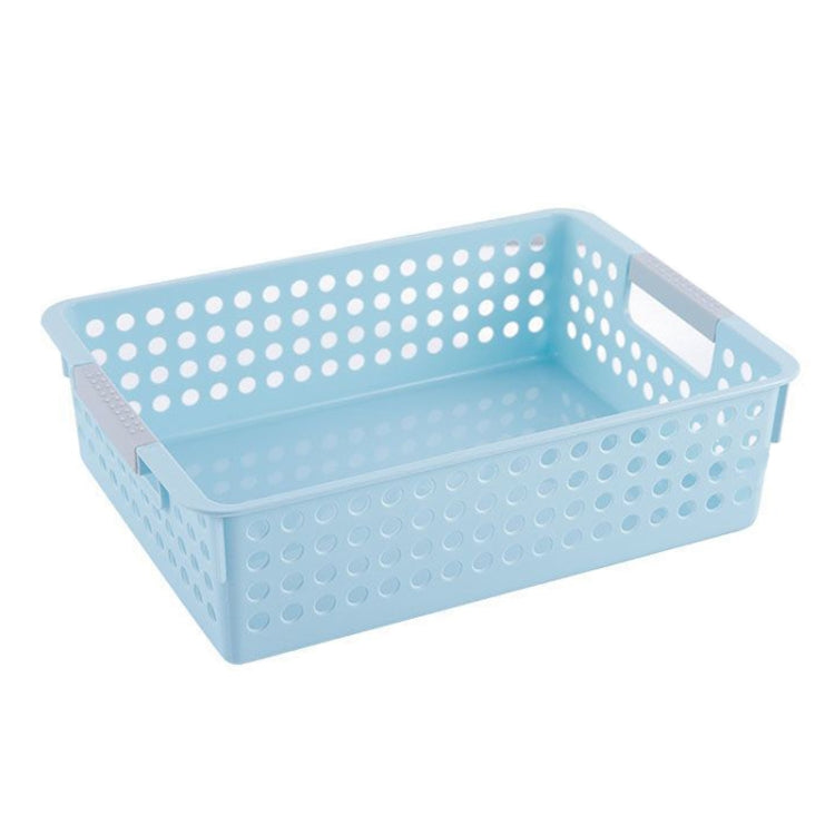 Plastic Storage Basket Desktop Sundry Organizer Frame Toys Kitchen Snacks Storage Box