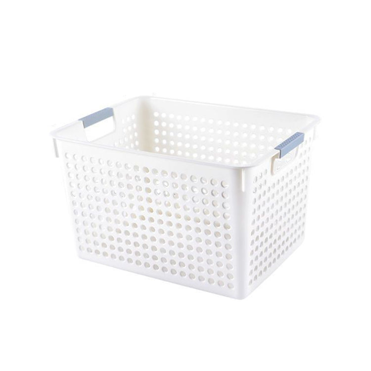 Plastic Storage Basket Desktop Sundry Organizer Frame Toys Kitchen Snacks Storage Box