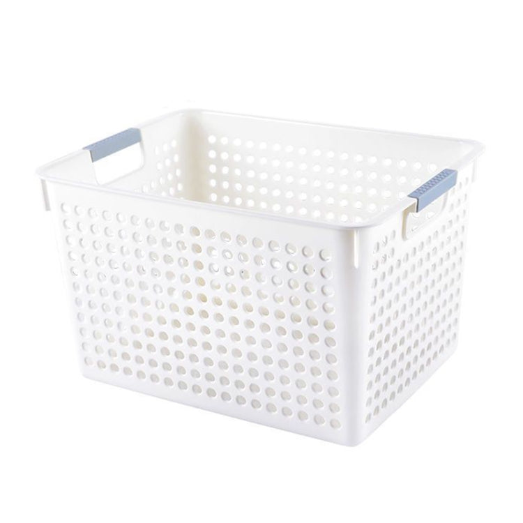 Plastic Storage Basket Desktop Sundry Organizer Frame Toys Kitchen Snacks Storage Box