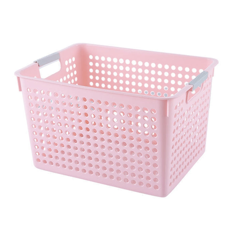 Plastic Storage Basket Desktop Sundry Organizer Frame Toys Kitchen Snacks Storage Box