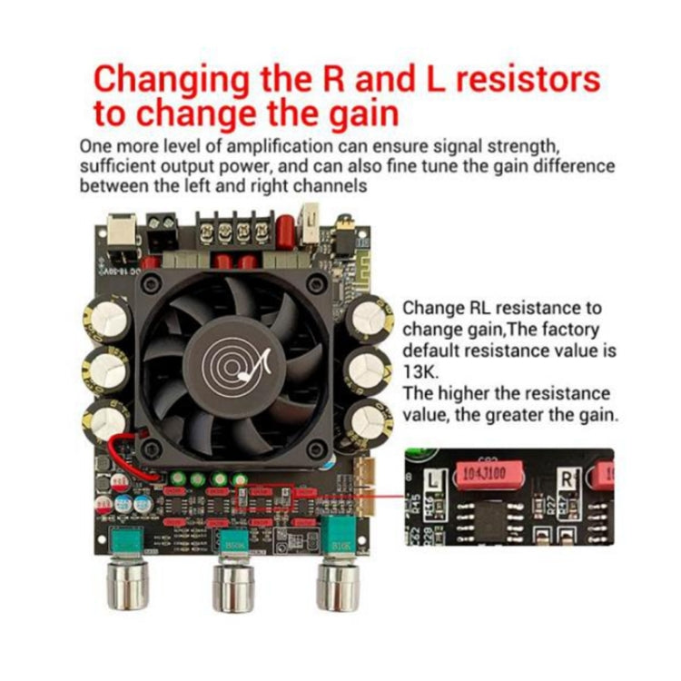 HIFI Dual-Channel High-Power TPA3255 Digital Amplifier Board Reluova