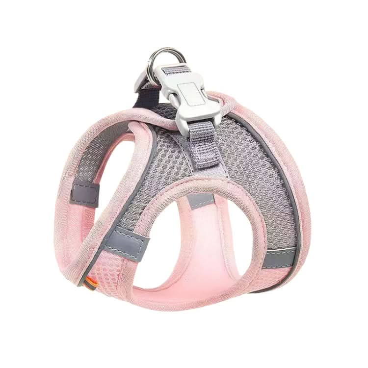 Undershirt Style Pet Chest Harness Summer Breathable Reflective Dog Leash, Series 1 - Reluova