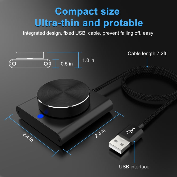 USB Computer Volume Adjuster Multimedia Audio Line Controller Speaker Knob Switch My Store