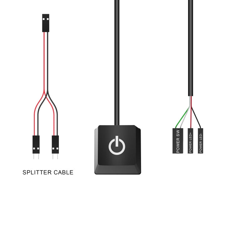 Desktop Computer Mobile Switch Computer Extension Cable Start Button My Store