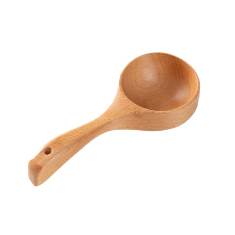 Household Wooden Long Handle Large Soup Spoon Eating Noodle Spoon Water Scoop Reluova