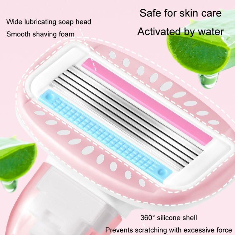 5-layer Blades Shaver Women Whole Body Leg Hair Shaving Armpit Hair Razor