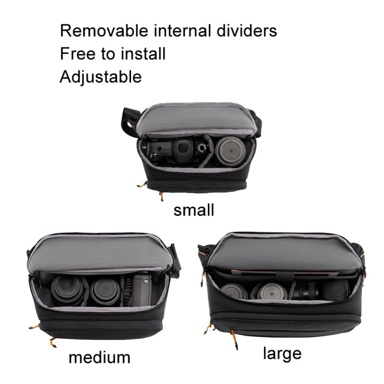 Cwatcun D133 Camera Chest Bag Multi-functional Handheld Slanting Cross Shoulder Camera Casual Bag