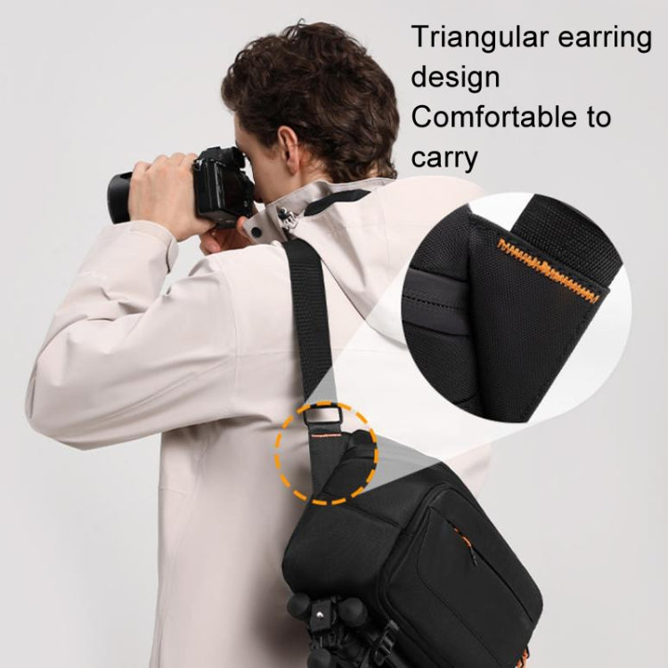 Cwatcun D133 Camera Chest Bag Multi-functional Handheld Slanting Cross Shoulder Camera Casual Bag