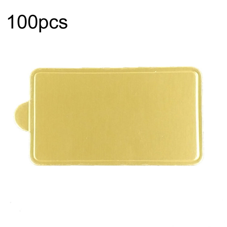 Golden Paper Plates Dessert Board Base Mousse Mat Cake Cardboard Pastries Display Tray My Store