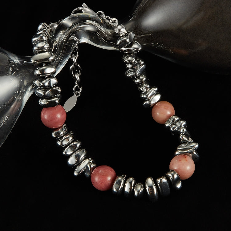 Titanium Steel Chain Wooden Stone Bracelet My Store