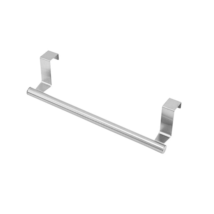 No-Punch Stainless Steel Over Door Towel Rack Cabinet Door Rag Hanging Holder Reluova