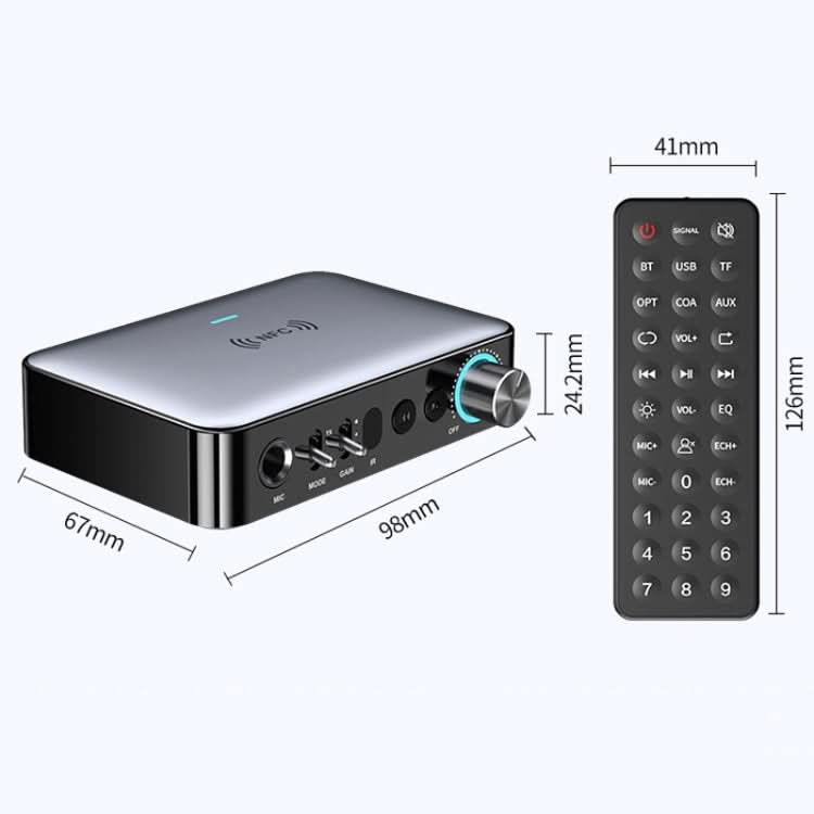 M16 Pro NFC Fiber Optic Bluetooth Receiver And Transmitter 5.1 Audio Adapter