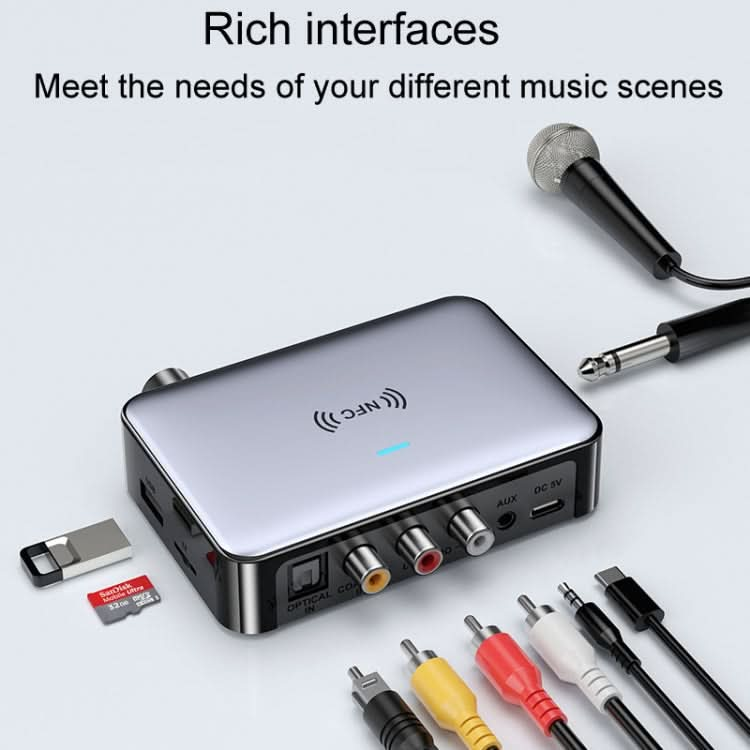 M16 Pro NFC Fiber Optic Bluetooth Receiver And Transmitter 5.1 Audio Adapter