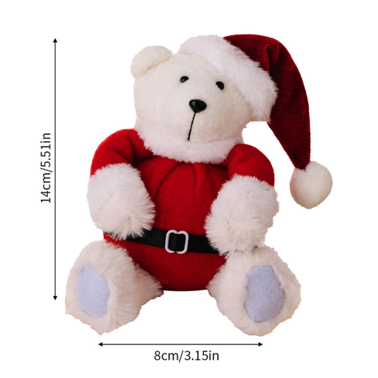 Plush Bear Doll Christmas Ornaments Cute Doll Decorations Christmas Children Gifts