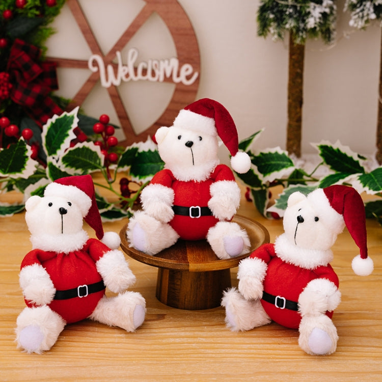 Plush Bear Doll Christmas Ornaments Cute Doll Decorations Christmas Children Gifts