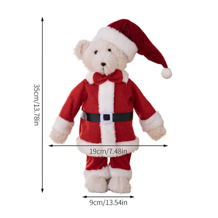 Plush Bear Doll Christmas Ornaments Children Christmas Gift Dolls My Store