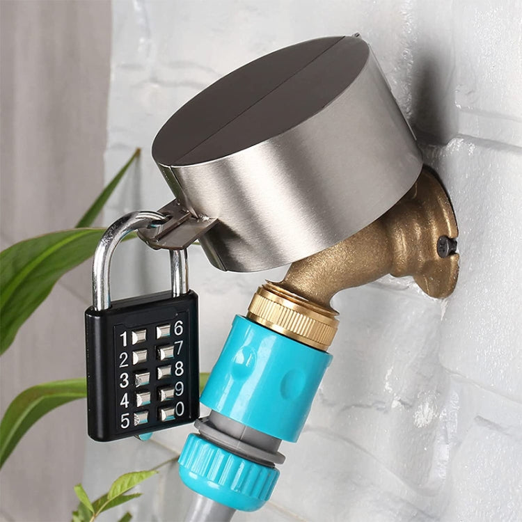 Outdoor Faucet Combination Lock System With Cover To Prevent Water Theft My Store