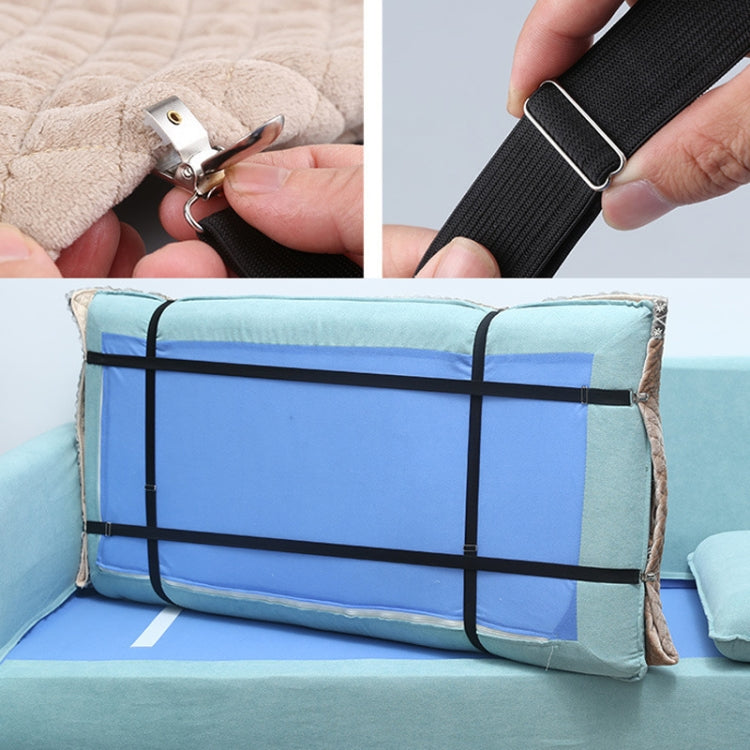 4pcs Sofa Fixer Fabric Sofa Cushion Fixing Strap Blanket Sheet Fastening Buckle My Store