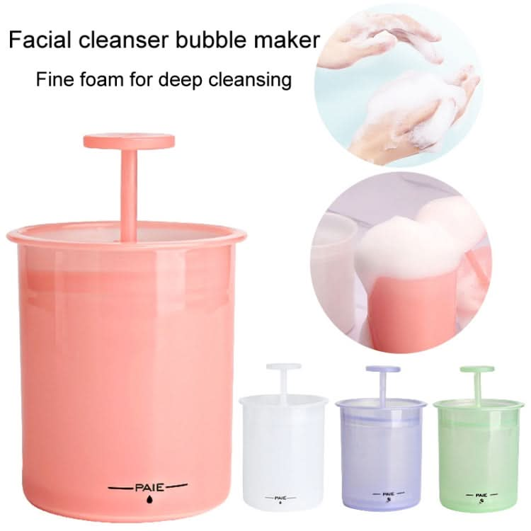 Facial Cleanser Foaming Maker Bubbler Cup Travel Portable Manual Foaming Bottle Reluova