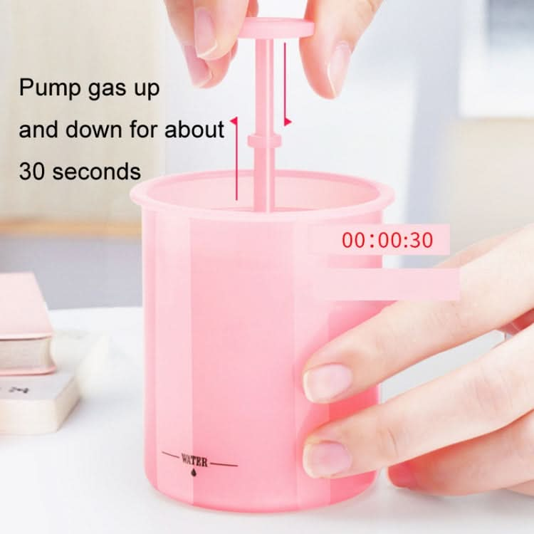 Facial Cleanser Foaming Maker Bubbler Cup Travel Portable Manual Foaming Bottle