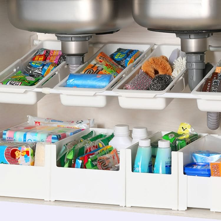 No Punch Under Sink Shelf Household Multifunctional Cabinet Organizer Reluova