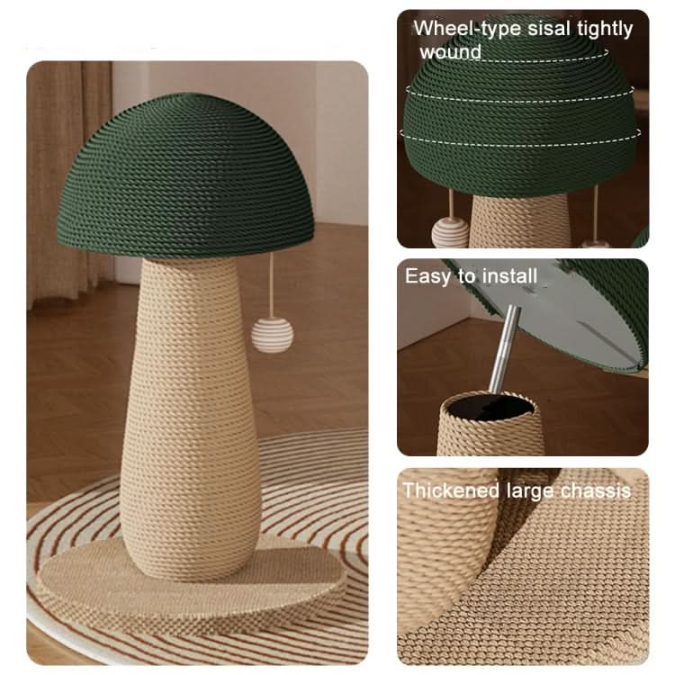 Vertical Sisal Cat Scratching Post Wear-Resistant Cat Interactive Toy - Reluova