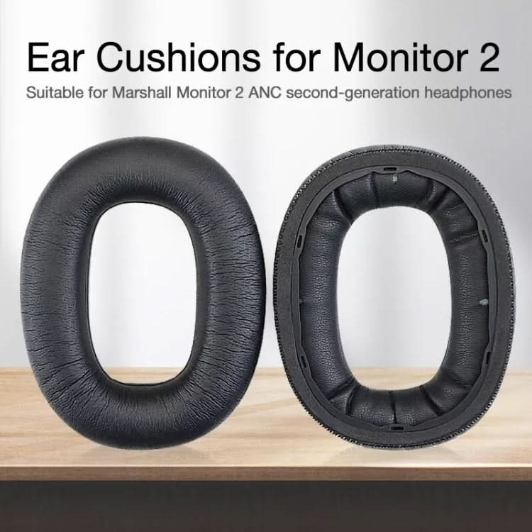 1pair Soft Leather Headset Sponge Protective Cover Earmuffs