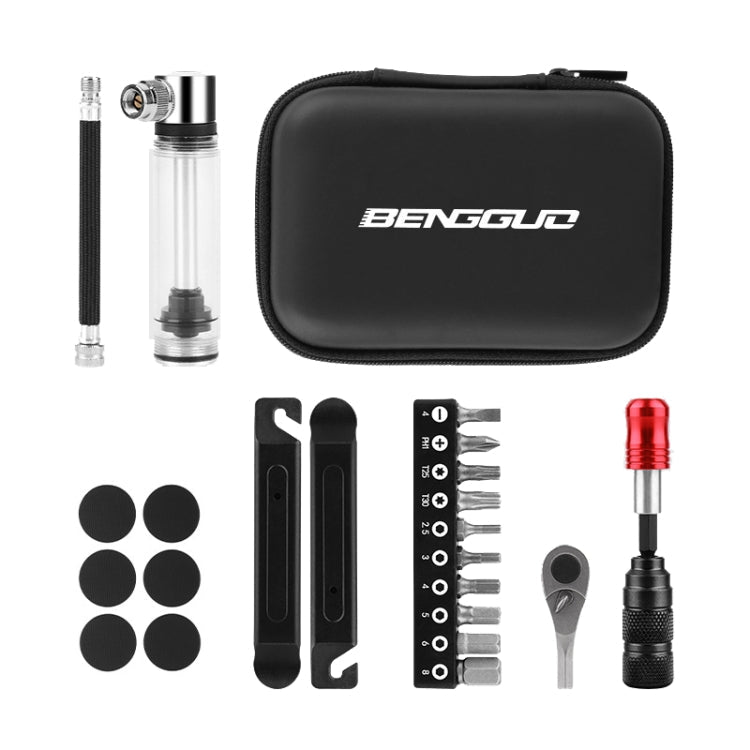 BENGGUO Bicycle Repair Tool Mountain Bike Ratchet Wrench Repair Combination Set Reluova