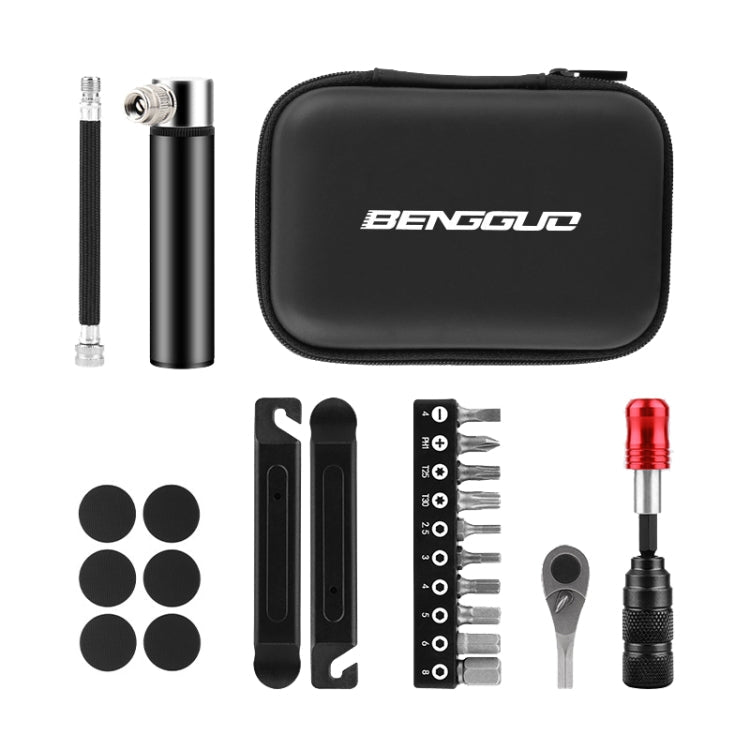 BENGGUO Bicycle Repair Tool Mountain Bike Ratchet Wrench Repair Combination Set Reluova