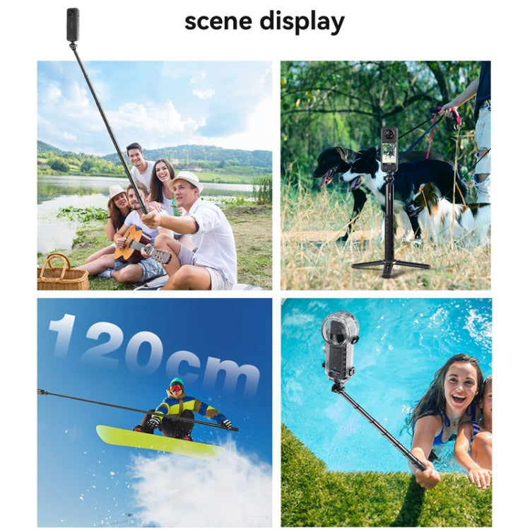 Ball Joint Selfie Stick Sports Camera Extension Rod for DJI / GoPro HERO / Insta360