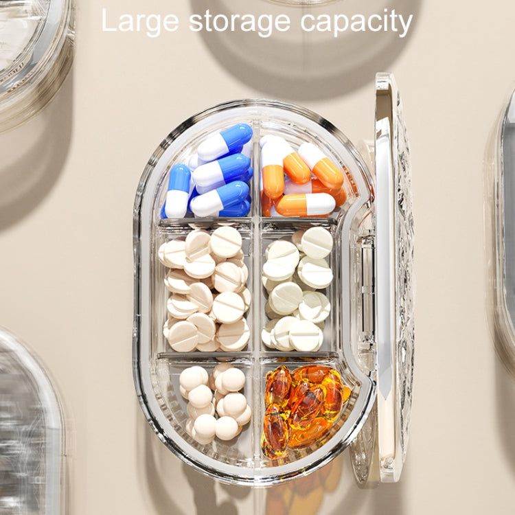 Portable Medicine Dispenser Traveling Carrying Plastic Organizer My Store