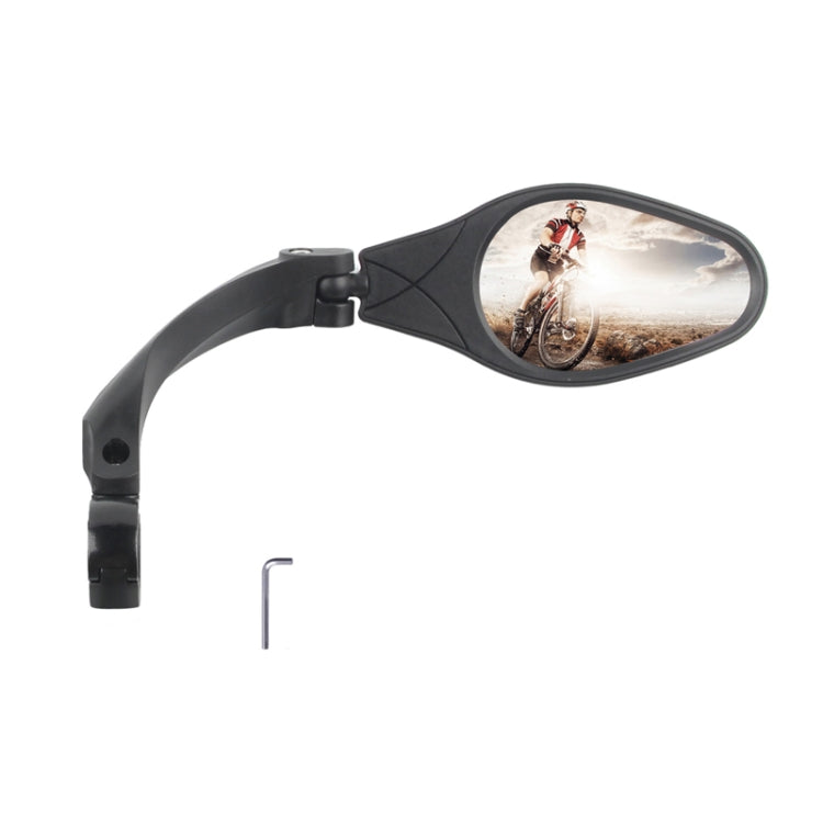 Bicycle Stainless Steel Mirror Foldable Rotating Rearview Mirror Reluova