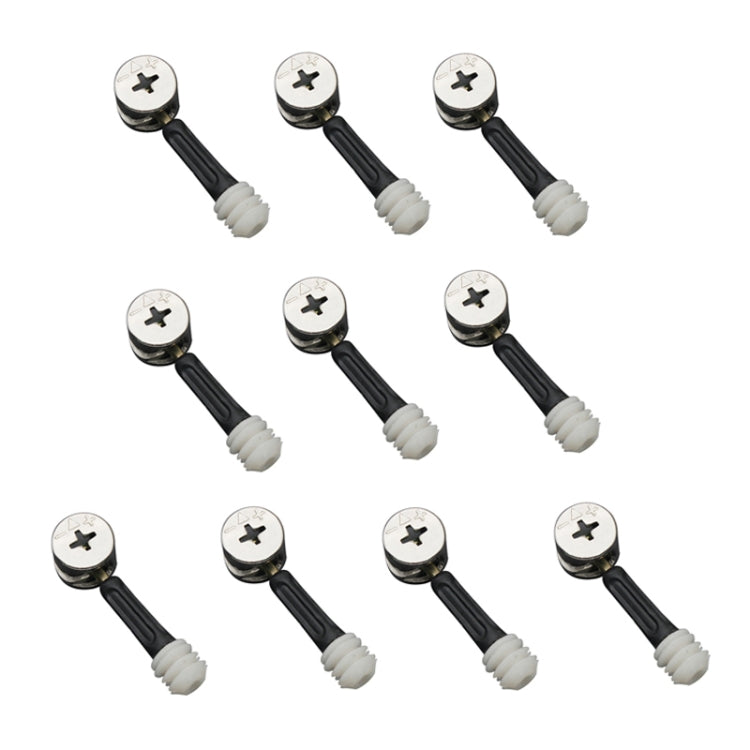 3 In 1 Screw Connector Furniture Link Fixer Closet Eccentric Wheel Nut Connection Fastener