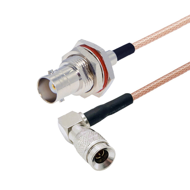 CC4 Male Elbow To BNC Through Wall Waterproof Female Connector Cable RG179 Coaxial RF Wire