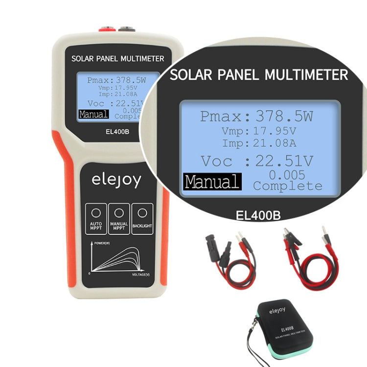 elejoy 400W MPPT Solar Photovoltaic Panel Multimeter Reluova