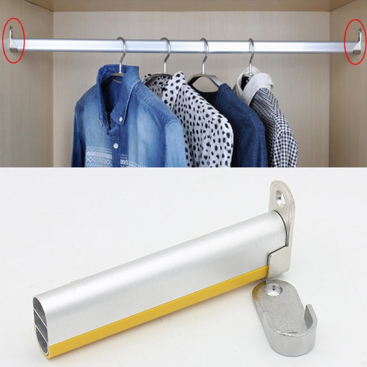 2pcs Wardrobe Closet Rod End Support Bracket Alloy Holder Hardware Furniture Accessories My Store