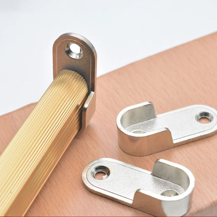 2pcs Wardrobe Closet Rod End Support Bracket Alloy Holder Hardware Furniture Accessories My Store