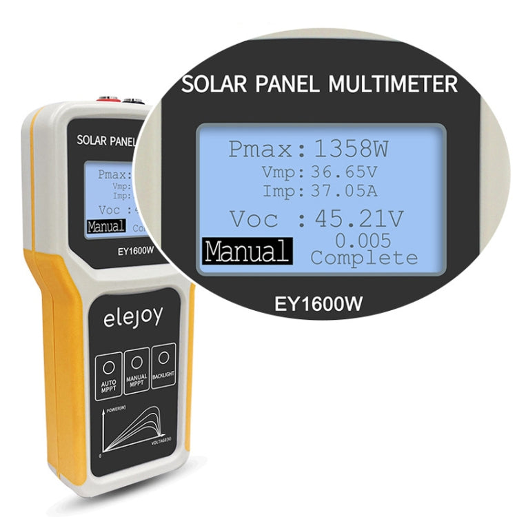 elejoy 1600W MPPT Solar Photovoltaic Panel Multimeter Reluova