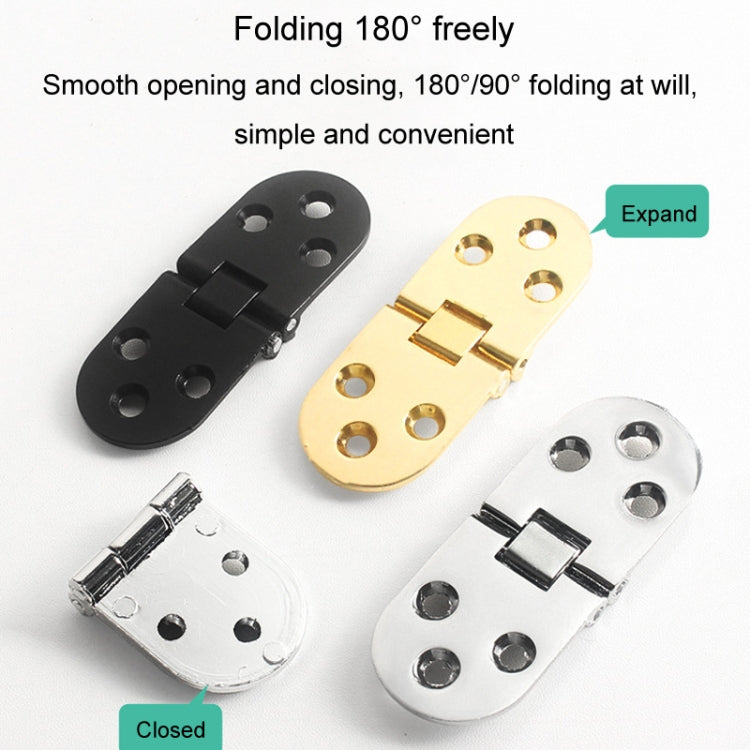 Cabinet Door Folding Hinge Thickened Zinc Alloy Half Round Table Flip Hinge