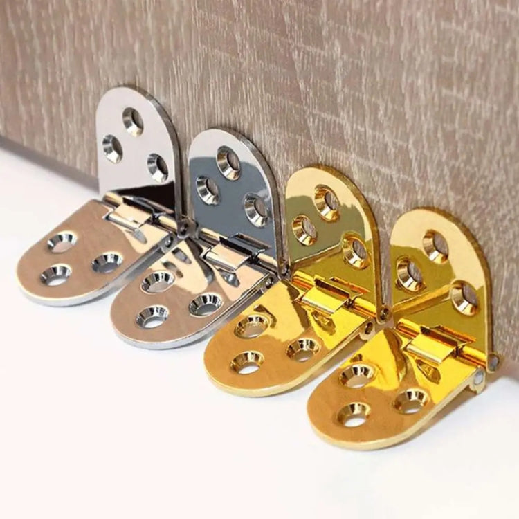 Cabinet Door Folding Hinge Thickened Zinc Alloy Half Round Table Flip Hinge