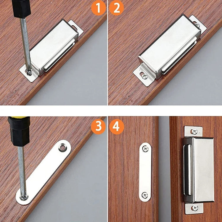 Stainless Steel Magnetic Door Catch Kitchen Cabinet Catches Magnet Latches For Door My Store