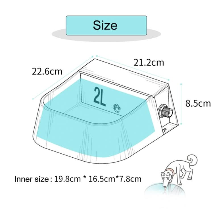 Pet Automatic Water Storage Heating Bowl Cats And Dogs Thermostatic Drinking Waterer - Reluova