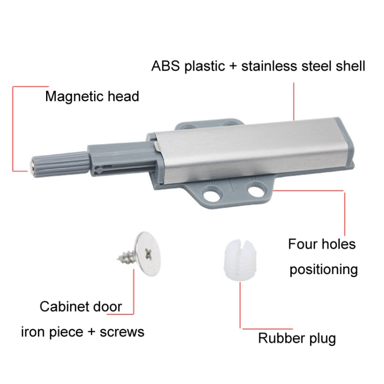 With Screws Cabinet Catch Magnetic Latches Push To Open Drawer Door Stopper