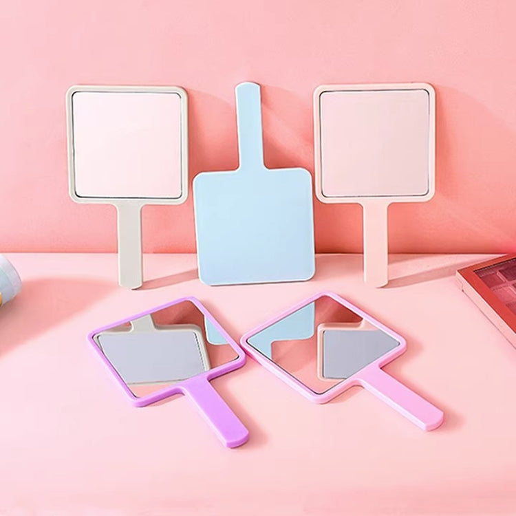 Simple Handheld HD Cosmetic Mirror Portable Handle Mirror My Store