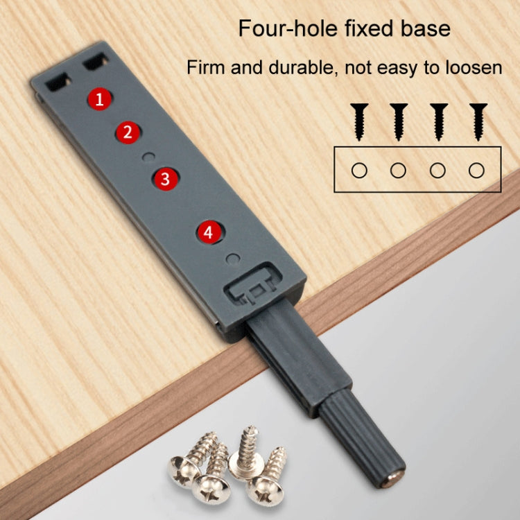 Magnetic Push Latches Cabinet Door Rebounder No Handle Push to Open Cabinet Hardware