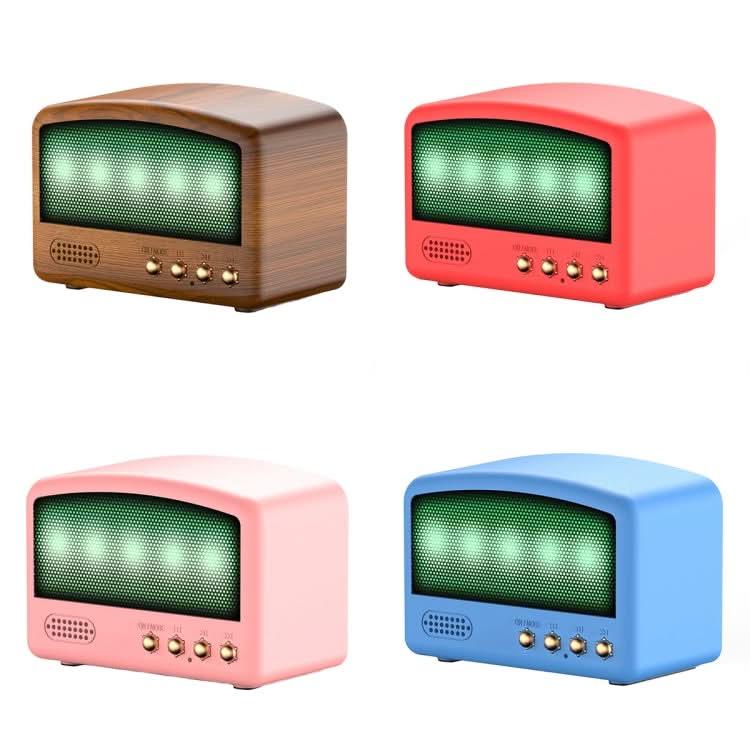 BT11-D Mini Card USB Flash Drive FM Radio Retro Wireless Bluetooth Speaker